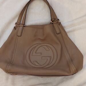 Gucci Tan Leather Women's Bag